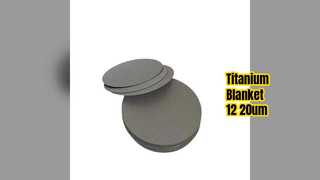 Titaniumvezeldeken 12-20um poriegrootte