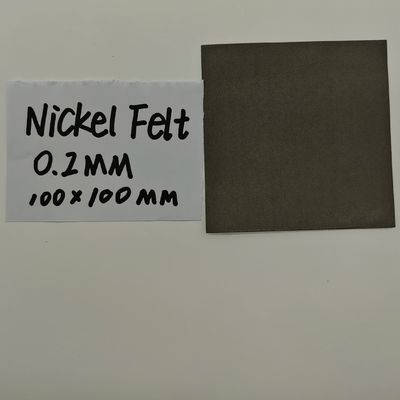 0.2 mm nikkelfilter milieuvriendelijk metaal poreus nikkel gesinterd vezelfilter