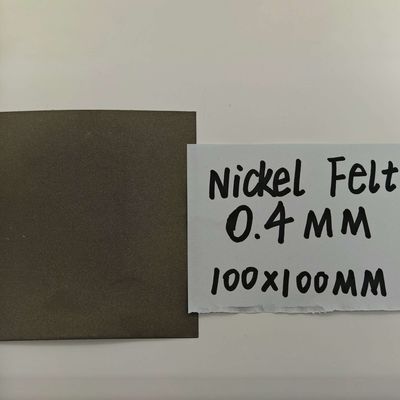 0.4 mm dik nikkelvezelfelt AEM gehydrolyseerd puur nikkel gesinterd felt